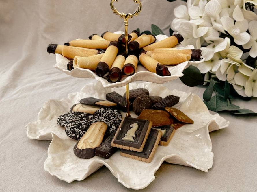 Plato Doble Pétalos