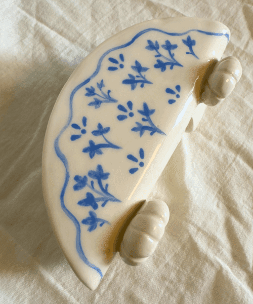 Servilletero Patitas - Azul