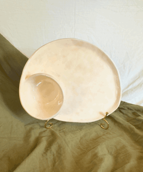 Plato Voluta L - Moteado