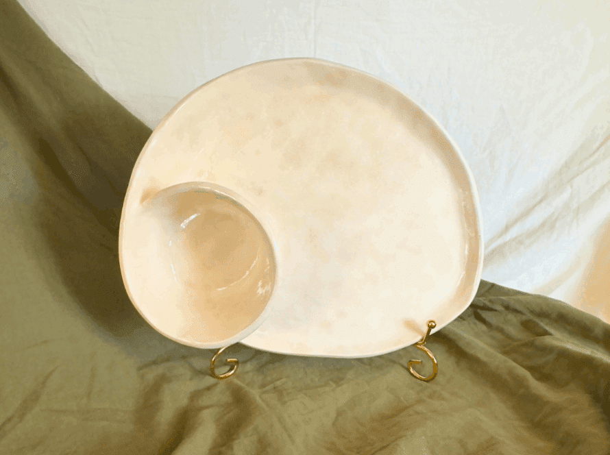 Plato Voluta L - Moteado