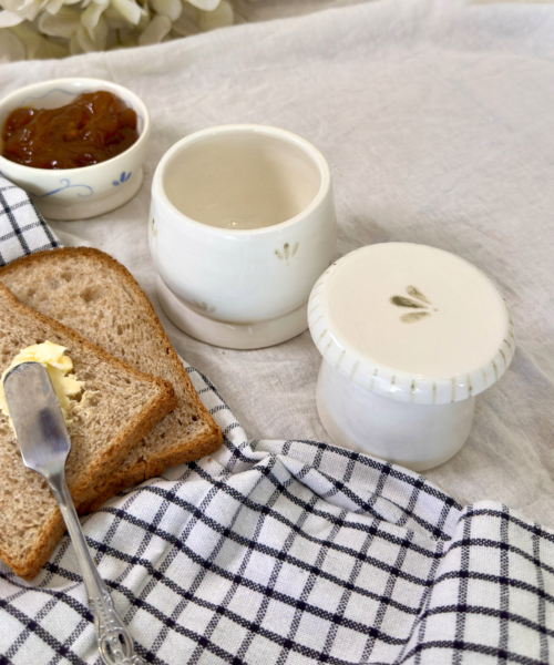 Mantequillera Francesa Clochette | Verde Olivo